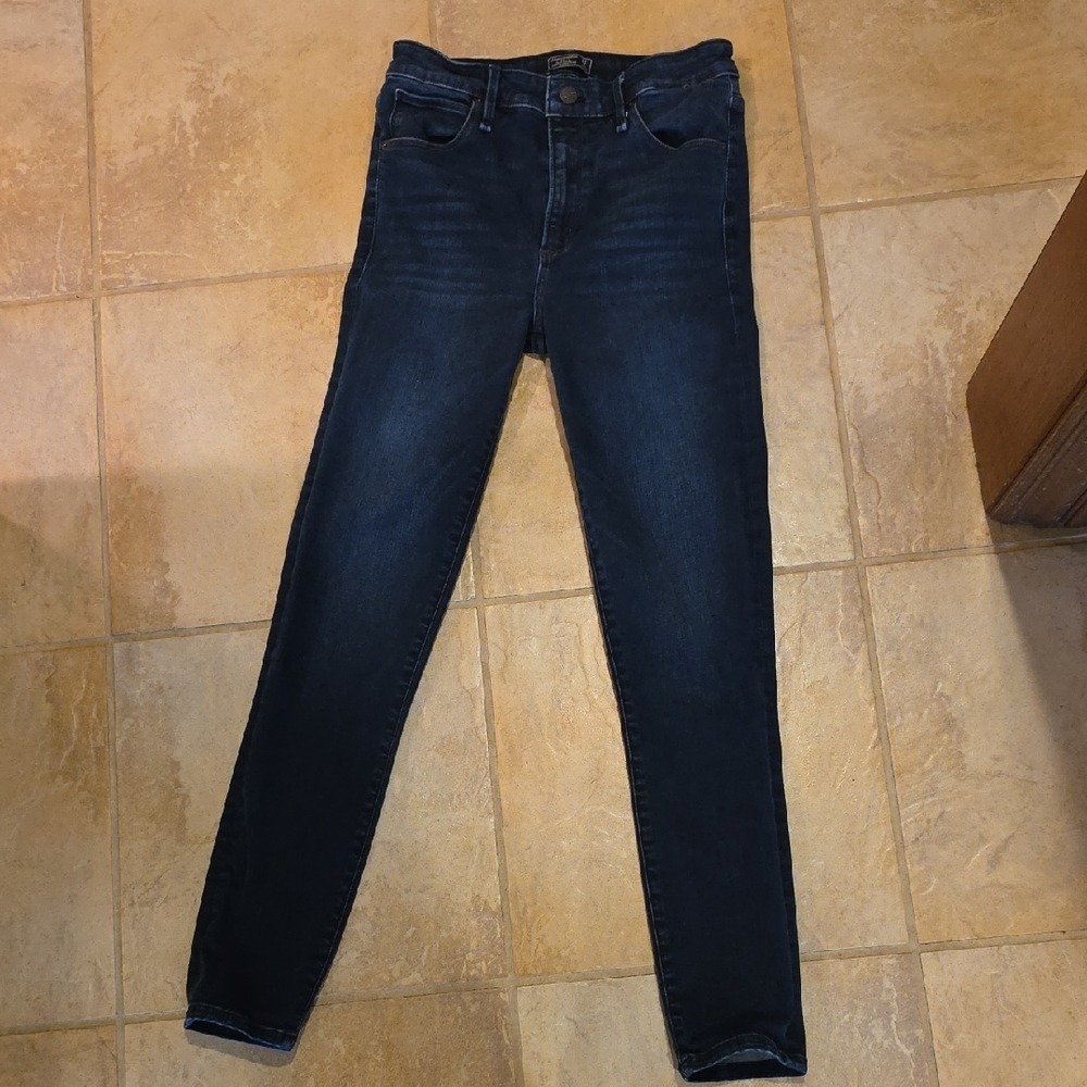 Abercrombie & Fitch Jeans Women 27/4L Dark Wash Excellent Simone High Rise Ankle
